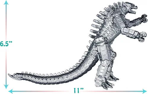 Miniatura 4 de TwCare MechaGodzilla Mecha Monster vs. Kong Figura de acción de juguete, serie de película de 2021 con articulaciones móviles, dinosaurio rey