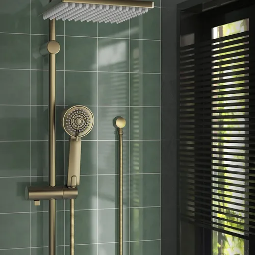 Miniatura 7 de Codo de suministro 100% latón montado en la pared, codo de pared redondo de latón macizo para ducha de mano, válvula de retención incluida