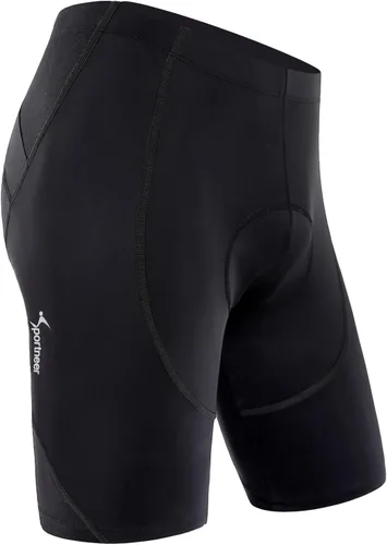 Miniatura 4 de Sportneer Pantalones cortos de ciclismo acolchados para hombre, acolchado 4D, pantalones cortos de ciclismo para hombre, transpirables y absorbentes