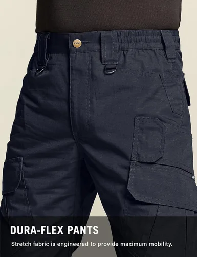 Miniatura 4 de CQR Pantalones tácticos tipo cargo para hombre tejido ripstop resistentes al agua ligeros EDC para artículos de uso diario para trabajo senderismo