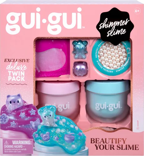 Miniatura 3 de Kit de Slime Gui Gui - Paquete de 2 Slimes Perfumados, Mantequilla y Nube, Proceso de Bricolaje de 5 Pasos para Personalizar tu Ultimate Slime