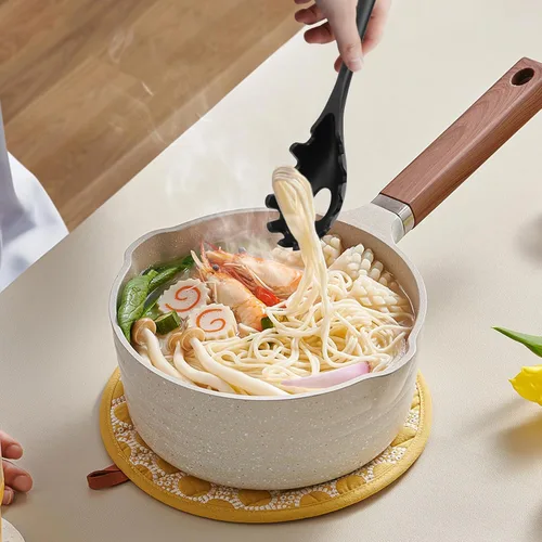 Miniatura 6 de Juego de utensilios de cocina de silicona, 15 piezas, resistentes al calor, utensilios de cocina antiadherentes con soporte, tornero, pinzas