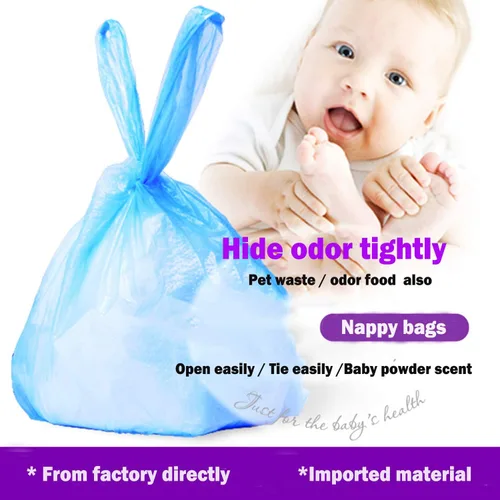 Miniatura 3 de Bolsa de pañales desechable para bebé, los sacos de pañales cubren el olor de la incontinencia realmente, polvo ligero y fresco para bebé, aroma