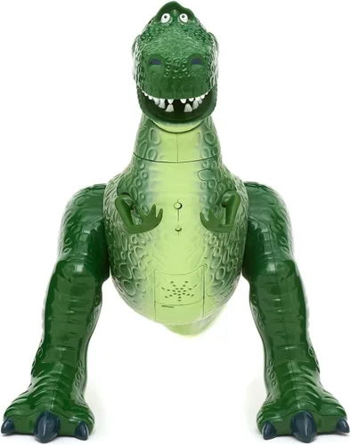 Miniatura 9 de Disney Store - Figura de acción parlante interactiva oficial de Rex de Toy Story, incluye sonidos y frases de las películas, interactúa con otras