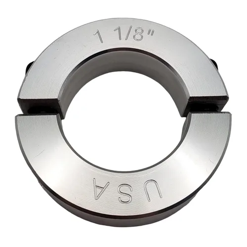 Miniatura 23 de Diámetro de orificio de 0.50 pulgadas - Abrazadera del collar de eje de dos piezas - Aluminio 2024 (paquete de 4)