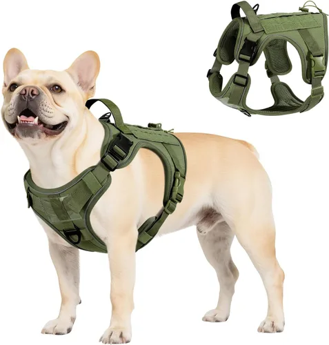 Miniatura 21 de VavoPaw cinturón de seguridad para perro, arnés de coche con peto de seguridad y hebilla ajustable para vehículo, cinturón de seguridad de nailon