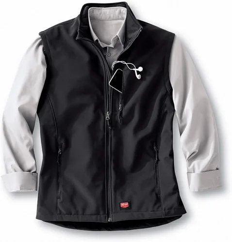 Miniatura 3 de Red Kap Chaleco Softshell para hombre, Rojo