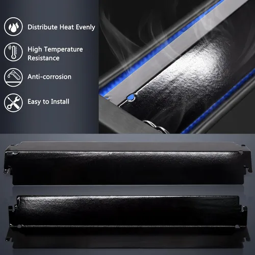 Miniatura 4 de Yiming Piezas de repuesto de parrilla para modelos de parrilla Charbroil 463268008, 463268007, 463268606, 463248108, 463268706. Escudos térmicos