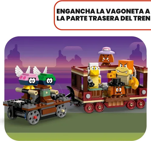 Miniatura 5 de LEGO Super Mario El Tren Expreso de Bowser - Juguetes de Construcción para Niños y Niñas, Edades 9+ Años - Juego de Simulación con Minifiguras