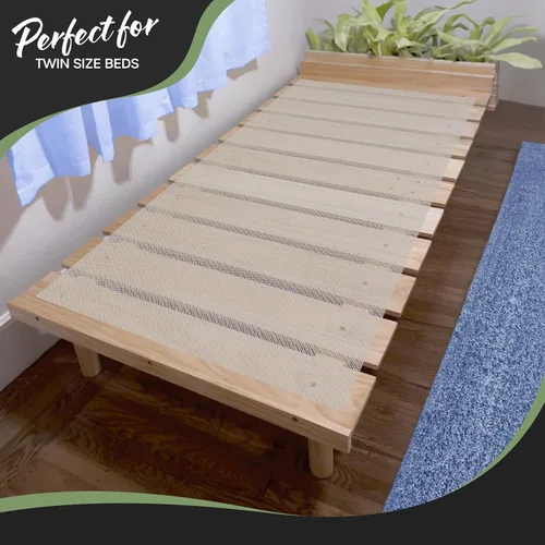 Miniatura 6 de Nevlers Tapón deslizante de colchón de tamaño individual de 72 x 36 pulgadas, almohadilla antideslizante personalizable para colchón Diseño