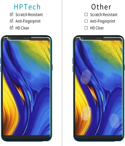 Miniatura 2 de Paquete de 2 protectores de pantalla de vidrio templado para LG Stylo 4, LG Stylus 4, fácil de instalar, sin burbujas, dureza 9H