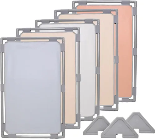 Miniatura 16 de Children's Factory Juego de 3 paneles de juego rectangulares, panel divisor de habitación para niños, partición de aula, pantalla independiente