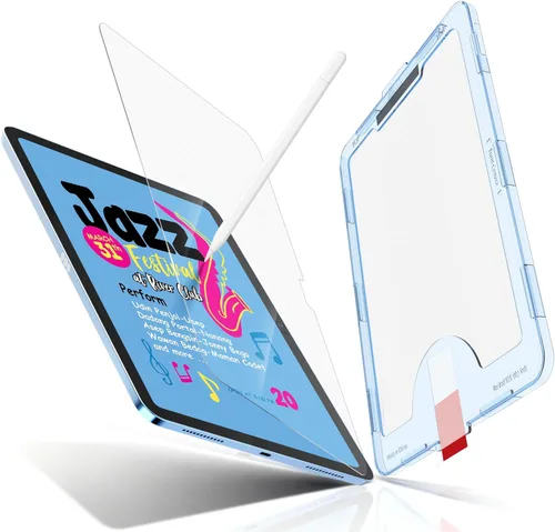 Miniatura 8 de MOBDIK Paperfeel Protector de Pantalla de Vidrio Compatible con iPad Air 11 M3 2025 / M2 2024, Kit de Alineación Automática, Diseñado para Escritura