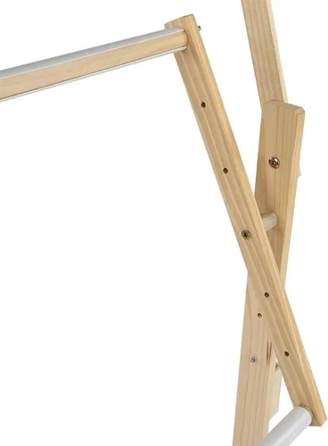 Miniatura 6 de TOPINCN Soporte de bordado de gran tamaño con marco de madera para costura de costura, kit de soporte de bordado giratorio para bordar