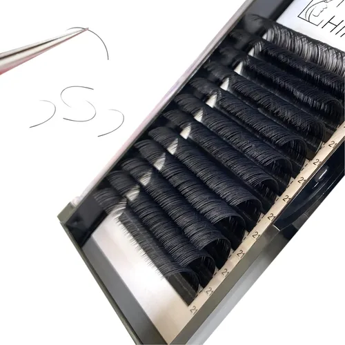 Miniatura 2 de Extensiones de pestañas de 0.07 pulgadas, rizo D, 0.7 pulgadas, pestañas individuales de volumen de alta calidad, pestañas clásicas, suaves