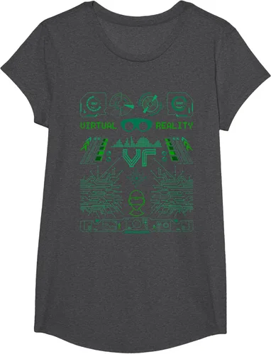 Miniatura 31 de Camiseta de realidad virtual VR Retro Gamers, Negro, S