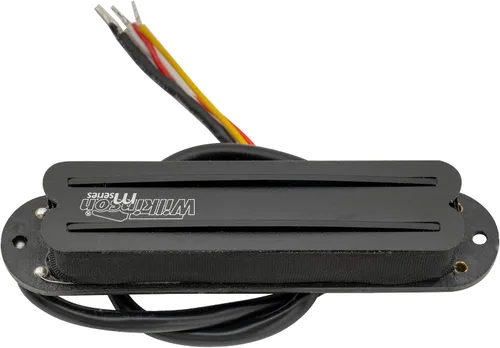 Miniatura 4 de Juego de pastillas Wilkinson WOTBS Hot Rails de cerámica, bobina única, tamaño humbucker, para puente de guitarra eléctrica Strat Stratocaster