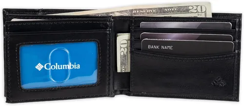 Miniatura 4 de Columbia Cartera de piel para hombre con capacidad extra