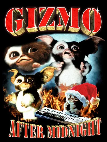 Miniatura 2 de Bioworld Gremlins Gizmo After Midnight - Camiseta negra para hombre