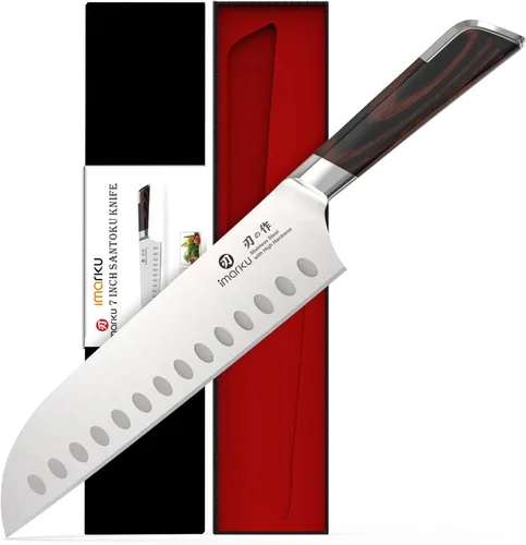 Miniatura 16 de imarku Cuchillo de Brisket, Cuchillo de Trinchar y Cortar Ultra Afilado de 12 Pulgadas para Brisket, BBQ, Pavo, Jamón, Costillas y Carne Asada, Hoja