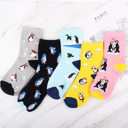 Miniatura 2 de Jeasona Calcetines de cerdo Boston Terrier con hongos y girasoles para mujer, regalos para mujer
