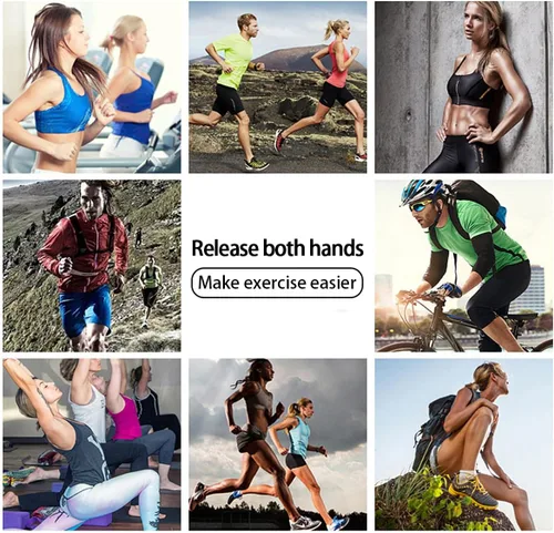 Miniatura 6 de Brazalete de teléfono para correr para hombres y mujeres, bandas universales para teléfonos de menos de 8 pulgadas, brazalete impermeable para Negro