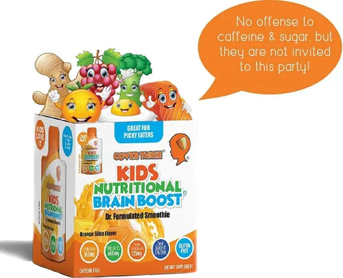 Miniatura 8 de Suplemento cerebral nutricional para niños, mejora la memoria del niño, enfoque, calma, apoya el cerebro, inmune, visión, salud del corazón, aceite