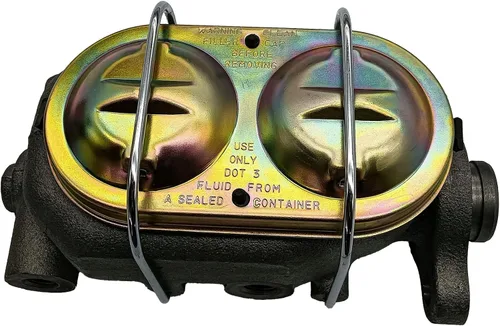 Miniatura 4 de 7 "Zinc Dual Power Brake Booster Con 1" Bail Top Master Cylinder Kit Booster Kit de conversión RSRB03123