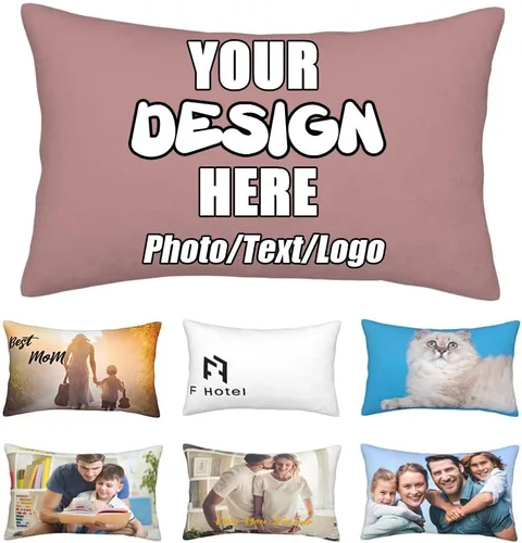 Miniatura 34 de Funda de almohada decorativa personalizada con foto de pareja, funda de cojín decorativo personalizada, fundas de almohada personalizadas