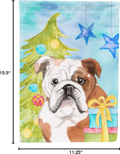 Miniatura 8 de Caroline's Treasures BB9416GF - Bandera decorativa para jardín, diseño de bulldog inglés, para jardín, jardín, patio, jardín, multicolor Regalos