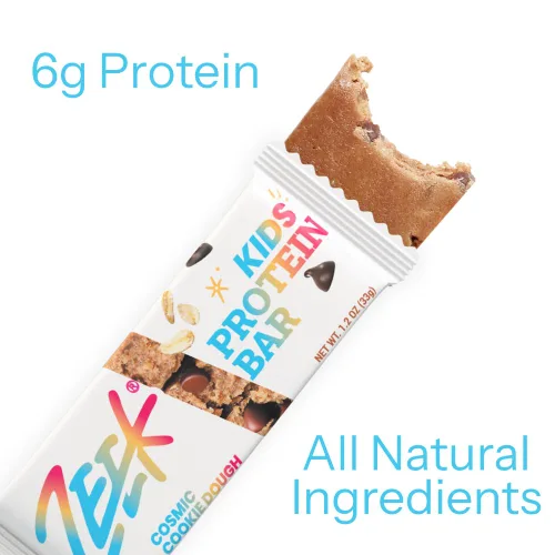 Miniatura 4 de ZEEK BAR - Barras de proteínas para niños, 50% menos azúcar, 0.28 oz de proteína, totalmente naturales, sin OMG, sin gluten, masa cósmica