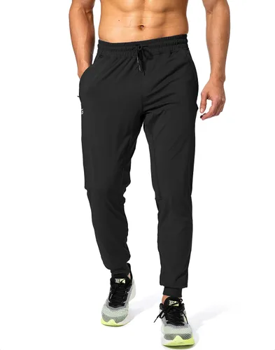 Miniatura 2 de G Gradual - Pantalones deportivos para hombre con bolsillos con cierre, para fútbol, correr y entrenar