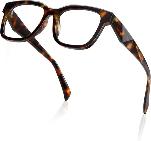 Miniatura 10 de kimorn Lentes de bloqueo de luz azul, antifatiga ocular y protección UV, gafas de marco cuadrado para mujeres y hombres