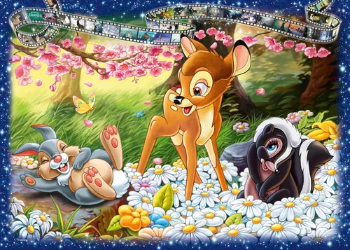 Ravensburger Disney 12000313 Bambi - Rompecabezas de 1000 piezas para adultos - 12000313 - Herramientas hechas a mano, fabricado en Alemania, cada