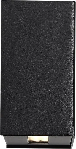 Miniatura 4 de WAC Lighting dweLED, aplique de pared LED Blok de 12 pulgadas 2700 K en negro