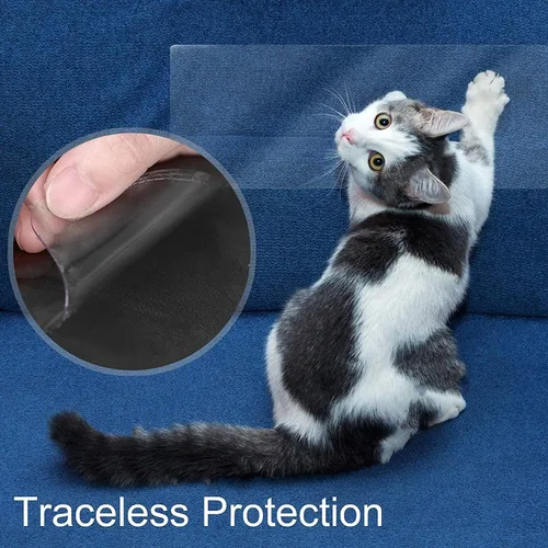 Miniatura 7 de KEBE Protector de arañazos para puerta, protege la pared de tus muebles con una cubierta transparente de alta calidad resistente para arañazos