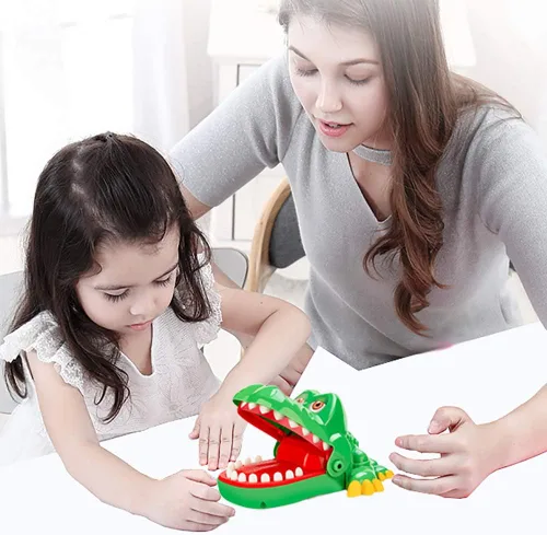 Miniatura 4 de Juego de Dientes de Cocodrilo para Niños, Juegos de Dentista de Dedo Mordedor de Cocodrilo Divertido Juego de Dientes de Caimán