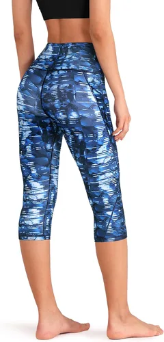 Miniatura 3 de ODODOS - Leggings de yoga de cintura alta con bolsillos para mujer, pantalones de yoga deportivos con control de abdomen, no se transparentan