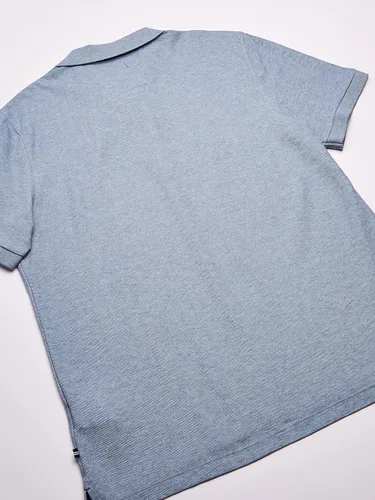 Miniatura 5 de Nautica playera polo clásica de mangas cortas color sólido para hombre
