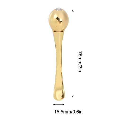 Miniatura 7 de Palitos de masaje de crema para ojos, aplicador de crema de ojos de aleación de zinc, antiarrugas, alivio de fatiga ocular, palo de masaje