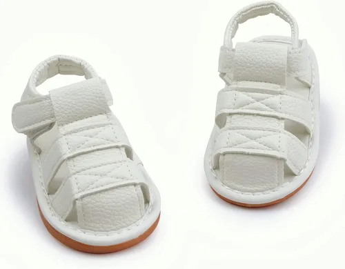Miniatura 5 de WILLFUN Sandalias chirriantes de verano para bebé niño y niña, suela de goma de alta calidad, zapatos antideslizantes para niños pequeños primeros