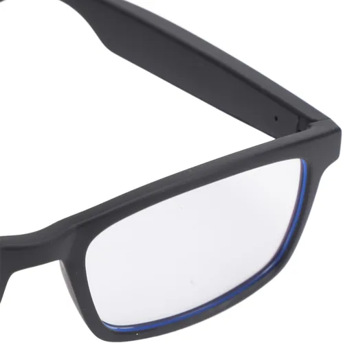 Miniatura 9 de Lentes inteligentes, Bluetooth 5.3 con filtro de luz azul, micrófono integrado, asistente de voz táctil, gafas de música para ciclismo al aire