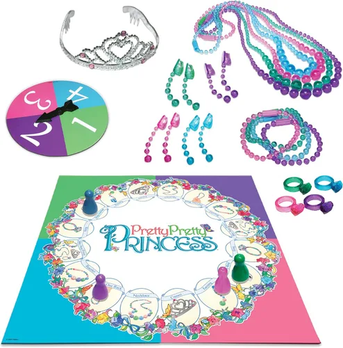 Miniatura 4 de Pretty, Pretty, Princess Game with 90's Artwork, por Winning Moves Games USA Juego de disfraces de joyas, 2-4 jugadores, a partir de 5 años