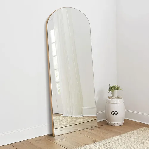 Miniatura 15 de KIAYACI - Espejo para pared de cuerpo completo, espejo para dormitorio o vestidor, se puede colocar de pie, colgado o apoyado contra la pared