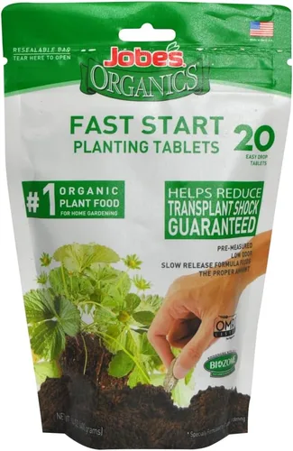 Miniatura 12 de Jobe's Organics - Palitos fertilizantes de harina de hueso, desarrollo de raíces fuertes para bulbos, tomates, rosas y otras plantas con flores, 50