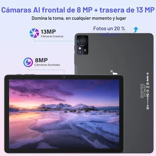 Miniatura 5 de Tablet Android 15 de 11 pulgadas 2025 Última actualización 16 GB RAM 128 GB ROM 1 TB Expandion 5G WiFi celular 21MP doble cámara Octa-core MTK8786.