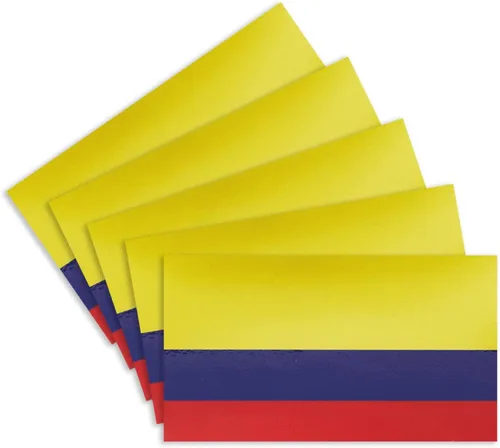 Miniatura 40 de CANTENDO 5 calcomanías adhesivas de la bandera de Italia, banderas italianas, calcomanías reflectantes de vinilo para automóvil, calcomanías
