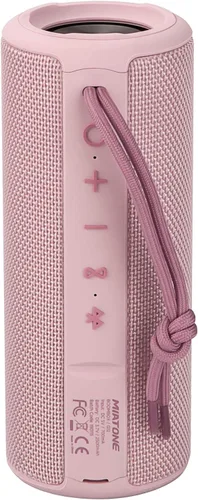 MIATONE Boombox Altavoz Bluetooth Portátil para Exteriores Impermeable Altavoces Inalámbricos Regalos para Mujeres Madres Mamá Esposa Ella - Rosa