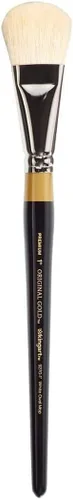 Miniatura 2 de KINGART Premium Original Gold 9270-1 - Cepillo ovalado para artista, pelo sintético suave, mango corto, para acrílico, acuarela y pintura al óleo