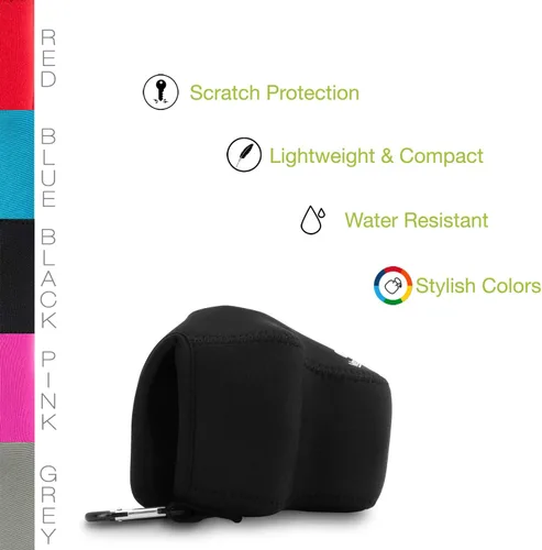 Miniatura 5 de Megagear MG1036 - Funda de neopreno ultraligera para cámara compatible con Canon Eos M50 Mark Iı (0.591-1.772 in), M50, M5 (0.591-1.772 in)